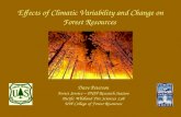 Effects of Climatic Variability and Change on Forest Resources