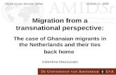 Migration from a transnational perspective: