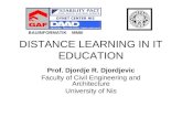 DISTANCE LEARNING IN IT EDUCATION