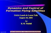 Dynamics and Control of Formation Flying Satellites