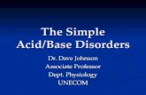 The Simple Acid/Base Disorders