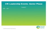 CfE Leadership Events:  Senior Phase