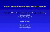 Scale Model Automated Road Vehicle