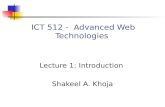 ICT 512 -  Advanced Web Technologies
