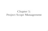 Chapter 5: Project Scope Management