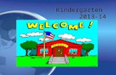 Kindergarten  2013-14