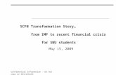 SCFB Transformation Story…  from IMF to recent financial crisis for SNU students