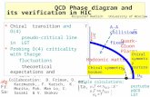 QCD Phase diagram and its verification in HIC