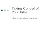 Taking Control of Your Files