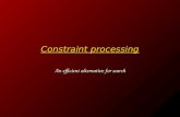Constraint processing