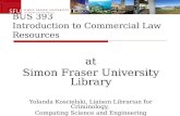BUS 393  Introduction to Commercial Law Resources