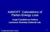 AdS/CFT  Calculations of Parton Energy Loss