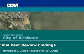 Presentation for City of Brisbane