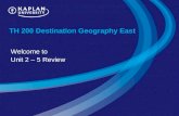 TH 200 Destination Geography East