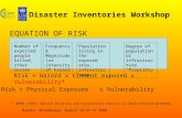 Disaster Inventories Workshop