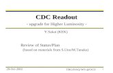 CDC Readout