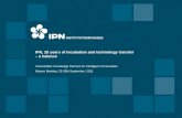 IPN, 20 years of incubation and technology transfer – a balance