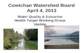 Cowichan Watershed Board April 4, 2013