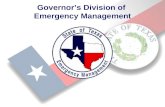 Governor’s Division of  Emergency Management