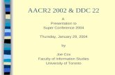 AACR2 2002 & DDC 22