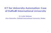 ICT for University Automation: Case of Daffodil International University