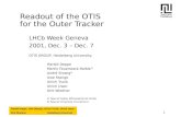 Readout of the OTIS for the Outer Tracker