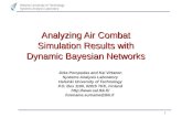 Analyzing Air Combat  Simulation Results with  Dynamic Bayesian Networks