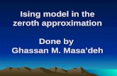Ising model in the zeroth approximation Done by  Ghassan M. Masa’deh