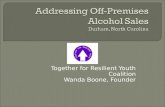 Addressing Off-Premises  Alcohol Sales Durham, North Carolina