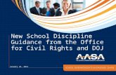 New School  Discipline Guidance from  the Office  for Civil Rights and DOJ