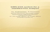SIMS-EDX system for a  standard-free analysis Yu. Kudriavtsev , R.Asomoza