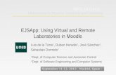 EJSApp : Using Virtual and Remote Laboratories in Moodle