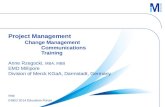Project Management Change Management Communications Training