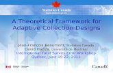 A Theoretical Framework for Adaptive Collection Designs