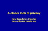 A closer look at privacy