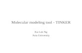 Molecular modeling tool - TINKER