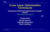 Cross Layer Optimization Techniques