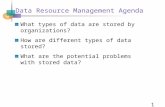 Data Resource Management Agenda