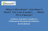 What is Elluminate?  How Does it Work?  Can I use it easily?...... What? PD in Pajamas?
