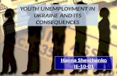 YOUTH  UNEMPLOYMENT  IN UKRAINE AND ITS CONSEQUENCES