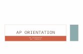 AP Orientation