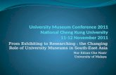 University Museum Conference 2011 National Cheng Kung University 11-12 November 2011