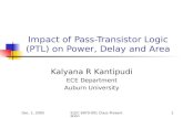 Impact of Pass-Transistor Logic (PTL) on Power, Delay and Area