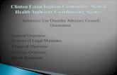 Clinton Eaton Ingham Community Mental Health Authority Coordinating Agency