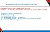 Particle Astrophysics Opportunities