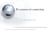 8  Lessons of Leadership