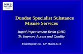 Dundee Specialist Substance Misuse Services