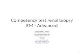 Competency test renal biopsy EM - Advanced
