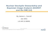Nuclear Stockpile Stewardship and Bayesian Image Analysis (DARHT and the BIE) (U)