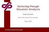 Schering-Plough Situation Analysis Team Acci ó n: Beth, Diane, Kevin, Don, and Felix. March 2006